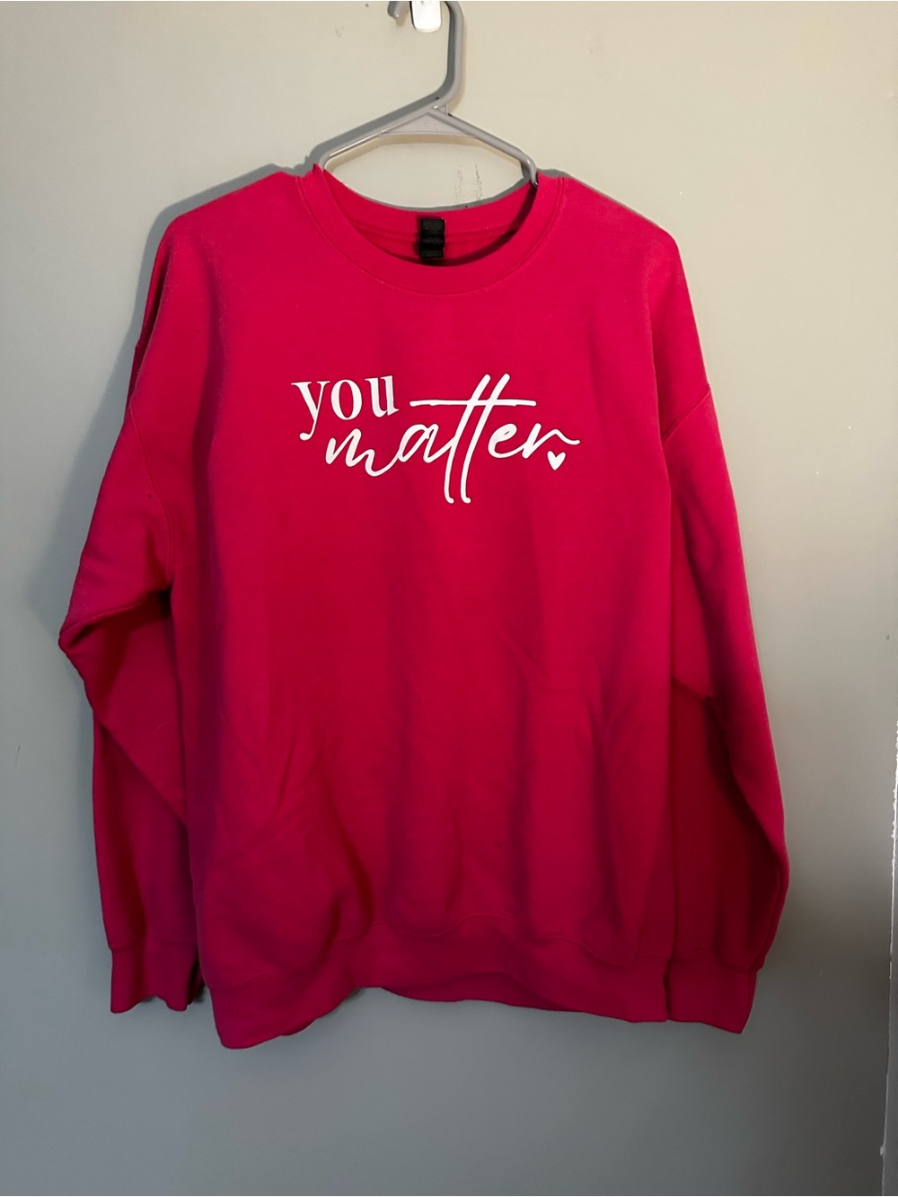 Gildan Hot Pink Crewneck Sweatshirt